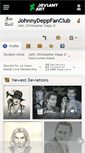 Mobile Screenshot of johnnydeppfanclub.deviantart.com