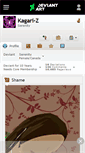 Mobile Screenshot of kagari-z.deviantart.com