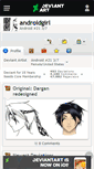 Mobile Screenshot of androidgirl.deviantart.com
