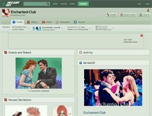Tablet Screenshot of enchanted-club.deviantart.com