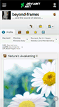 Mobile Screenshot of beyond-frames.deviantart.com