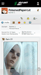 Mobile Screenshot of poisonedpapercut.deviantart.com