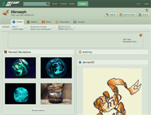 Tablet Screenshot of lilbroseph.deviantart.com