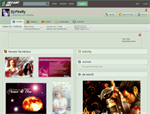 Tablet Screenshot of dj-firefly.deviantart.com