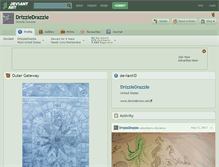 Tablet Screenshot of drizzledrazzle.deviantart.com