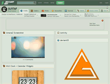 Tablet Screenshot of gu5taf.deviantart.com