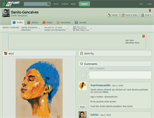 Tablet Screenshot of danilo-goncalves.deviantart.com