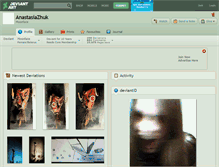 Tablet Screenshot of anastasiazhuk.deviantart.com