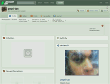 Tablet Screenshot of pepsi-tan.deviantart.com