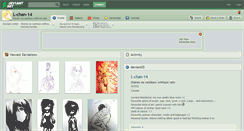 Desktop Screenshot of l-chan-14.deviantart.com