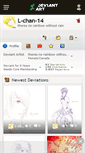 Mobile Screenshot of l-chan-14.deviantart.com