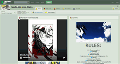 Desktop Screenshot of naruto-universe-club.deviantart.com