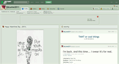 Desktop Screenshot of delunne2011.deviantart.com