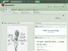 Tablet Screenshot of delunne2011.deviantart.com