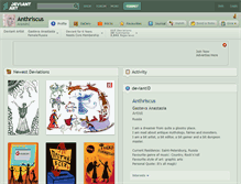 Tablet Screenshot of anthriscus.deviantart.com