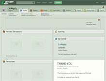 Tablet Screenshot of laaaplz.deviantart.com