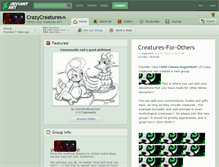 Tablet Screenshot of crazycreatures.deviantart.com