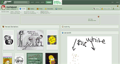 Desktop Screenshot of mortalpoet.deviantart.com