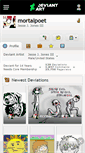 Mobile Screenshot of mortalpoet.deviantart.com