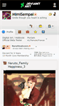 Mobile Screenshot of mimisempai.deviantart.com