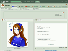 Tablet Screenshot of ju-hwa.deviantart.com