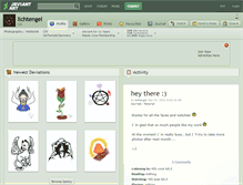 Tablet Screenshot of lichtengel.deviantart.com