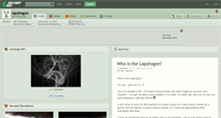 Desktop Screenshot of lapdragon.deviantart.com