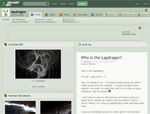 Tablet Screenshot of lapdragon.deviantart.com