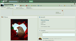 Desktop Screenshot of ethereal-beings.deviantart.com