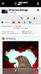 Mobile Screenshot of ethereal-beings.deviantart.com