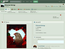 Tablet Screenshot of ethereal-beings.deviantart.com