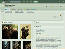 Tablet Screenshot of hammajamma.deviantart.com