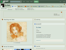 Tablet Screenshot of es-chan.deviantart.com