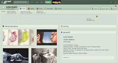 Desktop Screenshot of love-mulch.deviantart.com
