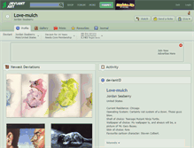 Tablet Screenshot of love-mulch.deviantart.com