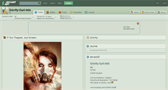 Desktop Screenshot of gravity-gurl-666.deviantart.com