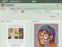 Tablet Screenshot of cookiekipenda.deviantart.com