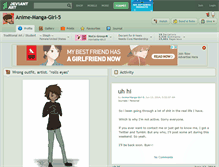 Tablet Screenshot of anime-manga-girl-5.deviantart.com