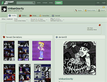 Tablet Screenshot of ichibangravity.deviantart.com