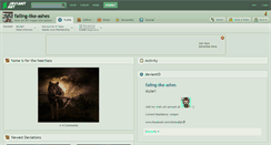 Desktop Screenshot of falling-like-ashes.deviantart.com