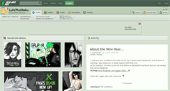 Desktop Screenshot of lullatheotaku.deviantart.com