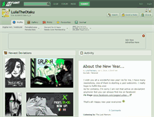 Tablet Screenshot of lullatheotaku.deviantart.com