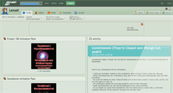 Desktop Screenshot of lexusx.deviantart.com