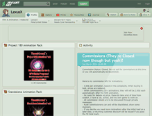 Tablet Screenshot of lexusx.deviantart.com