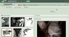 Desktop Screenshot of insanityinspired.deviantart.com