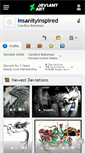 Mobile Screenshot of insanityinspired.deviantart.com