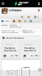Mobile Screenshot of lcshadow.deviantart.com