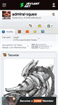 Mobile Screenshot of admiral-squee.deviantart.com