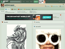 Tablet Screenshot of admiral-squee.deviantart.com