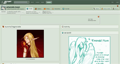 Desktop Screenshot of emerald-moon.deviantart.com